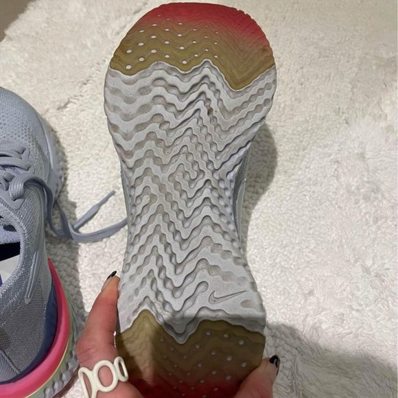 YOUTH NIKE Epic React Flyknit 2 'Hydrogen Blue' - Picture 7 of 7